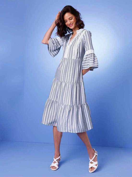 платье А-силуэта Lyocell-Leinen-Kleid