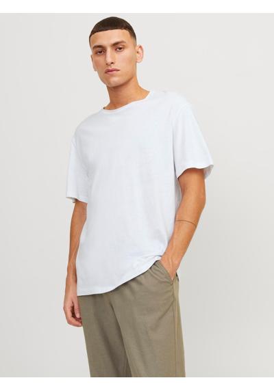 футболка JJESUMMER LINEN TEE SS O-NECK LN