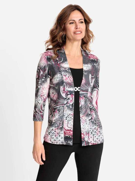 розовый-С рисунком