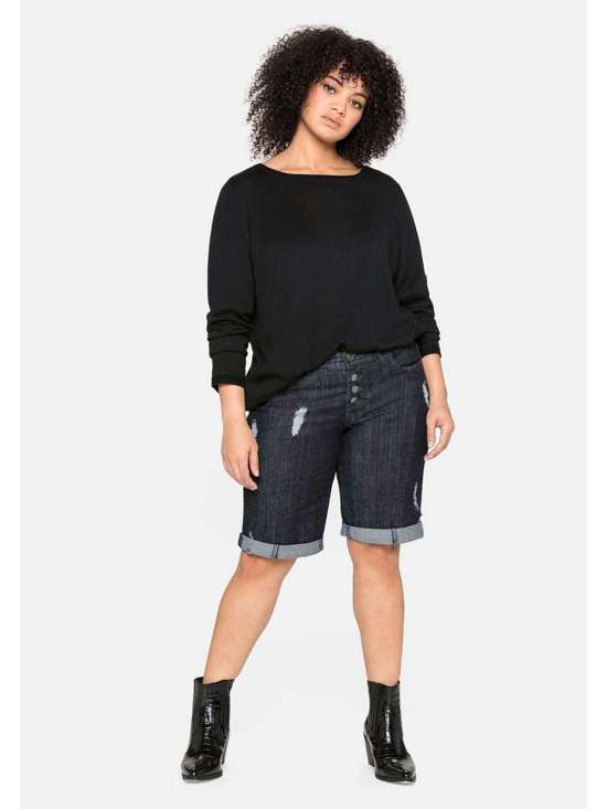 голубой-черный деним