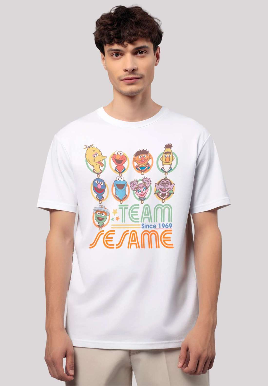 футболка Sesamstraße Team Since 1969