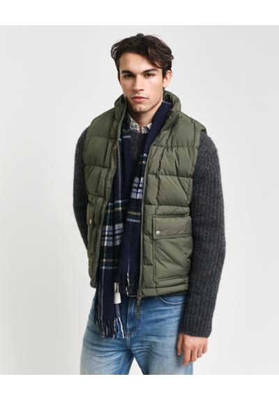 Стеганый жилет с модной стежкой MID DOWN VEST