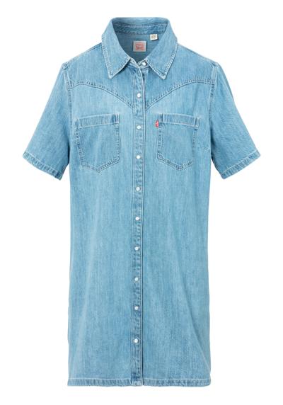 Джинсовое платье с планкой на кнопках PL LOUISA SS DENIM DR