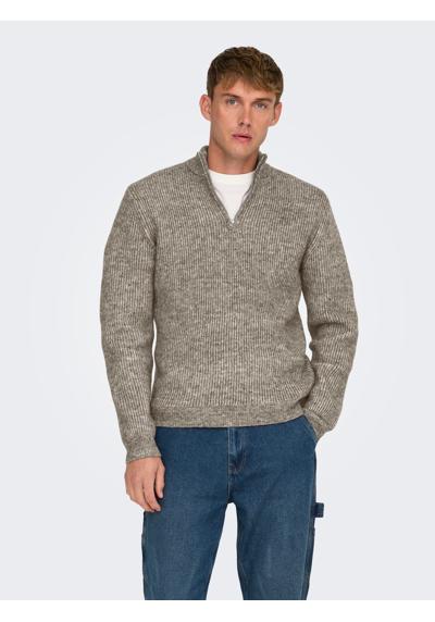 Тройер»ONSTEGAN REG 5 WOOL HALF ZIP KNIT BF«