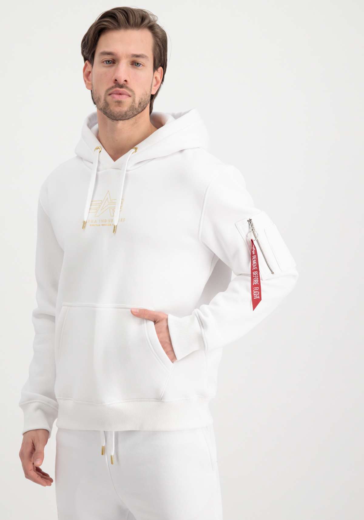 Толстовка с капюшоном Men - Hoodies Basic Hoodie ML Foil Print