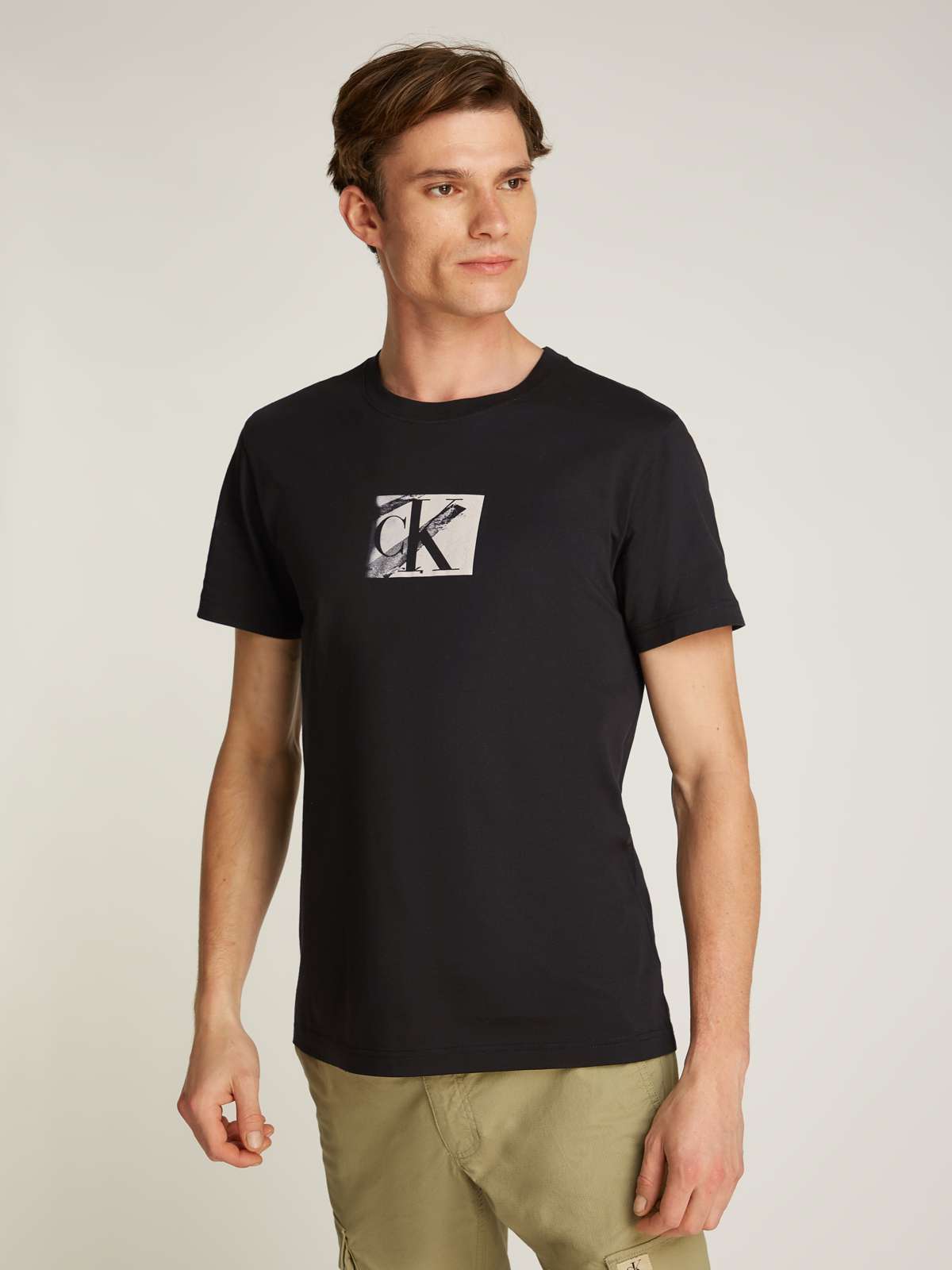 рубашка с круглым вырезом SMALL CK BOX TEE