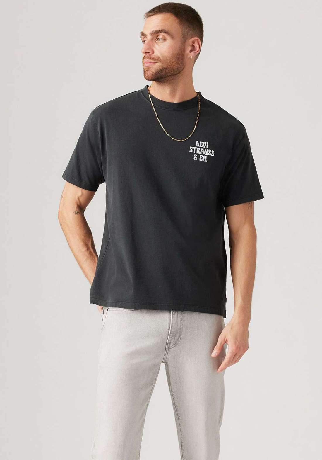 Рубашка с короткими рукавами и логотипом VINTAGE FIT GRAPHIC TEE