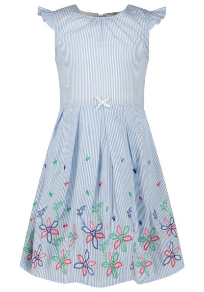 Платье из джерси с цветочной вышивкой