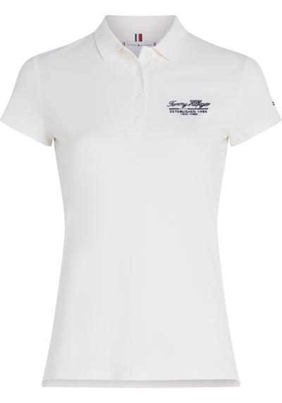 Рубашка-поло с надписью-логотипом Tommy Hilfiger Script SLIM SCRIPT GRAPHIC POLO SS