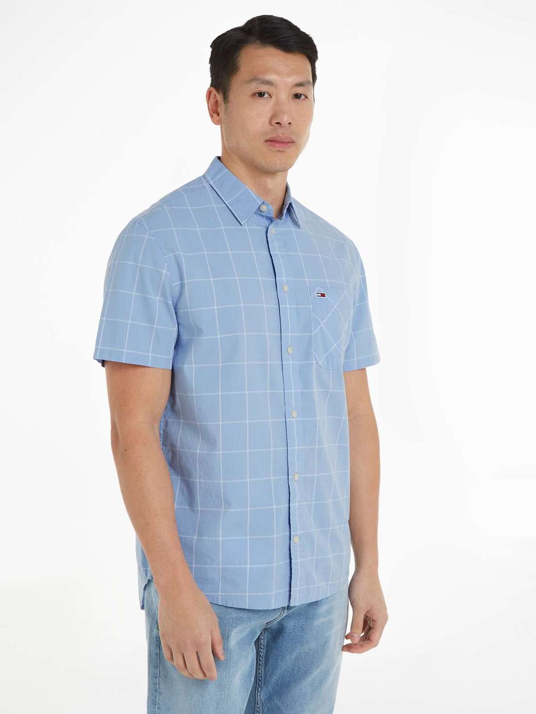 Рубашка с коротким рукавом TJM REG CHECK POPLIN SS SHIRT