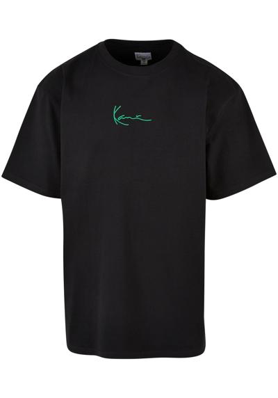 Рубашка с коротким рукавом»Herren Small Signature Green Logo Tee black«