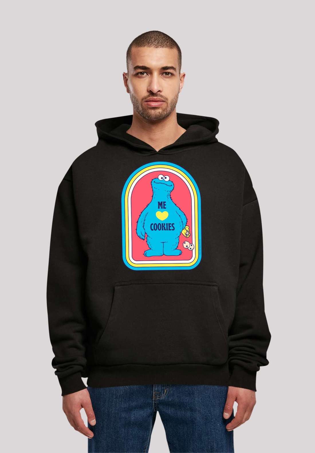 Толстовка с капюшоном Sesamstraße Cookie Monster Me