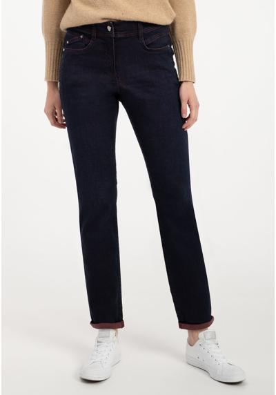 DENIM BLAU/ BORDEAUX