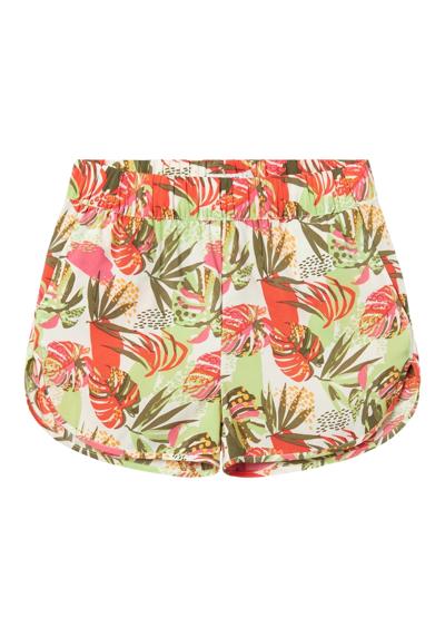 Bright White Print:Tropical