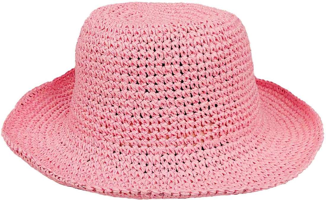 Соломенная шляпа с структурой ручной работы