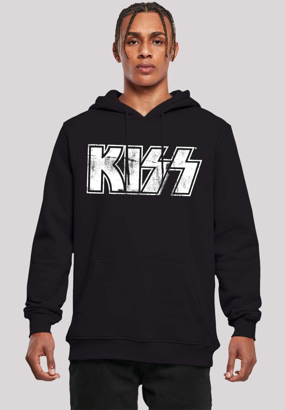 Толстовка с капюшоном Kiss Rock Music Band Vintage Logo