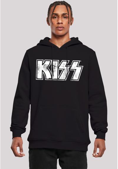 Толстовка с капюшоном Kiss Rock Music Band Vintage Logo