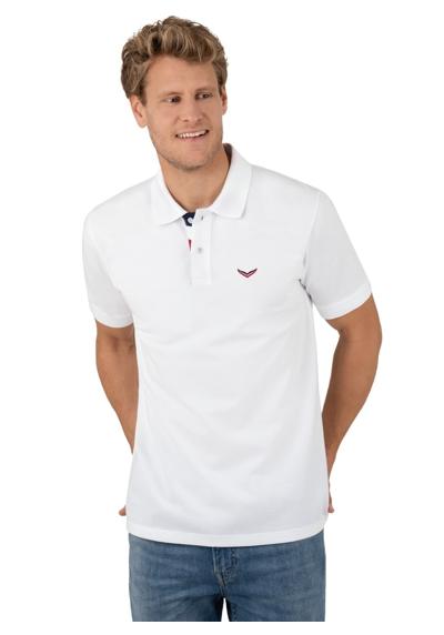 рубашка поло TRIGEMA Poloshirt mit dreifarbiger Knopfleiste