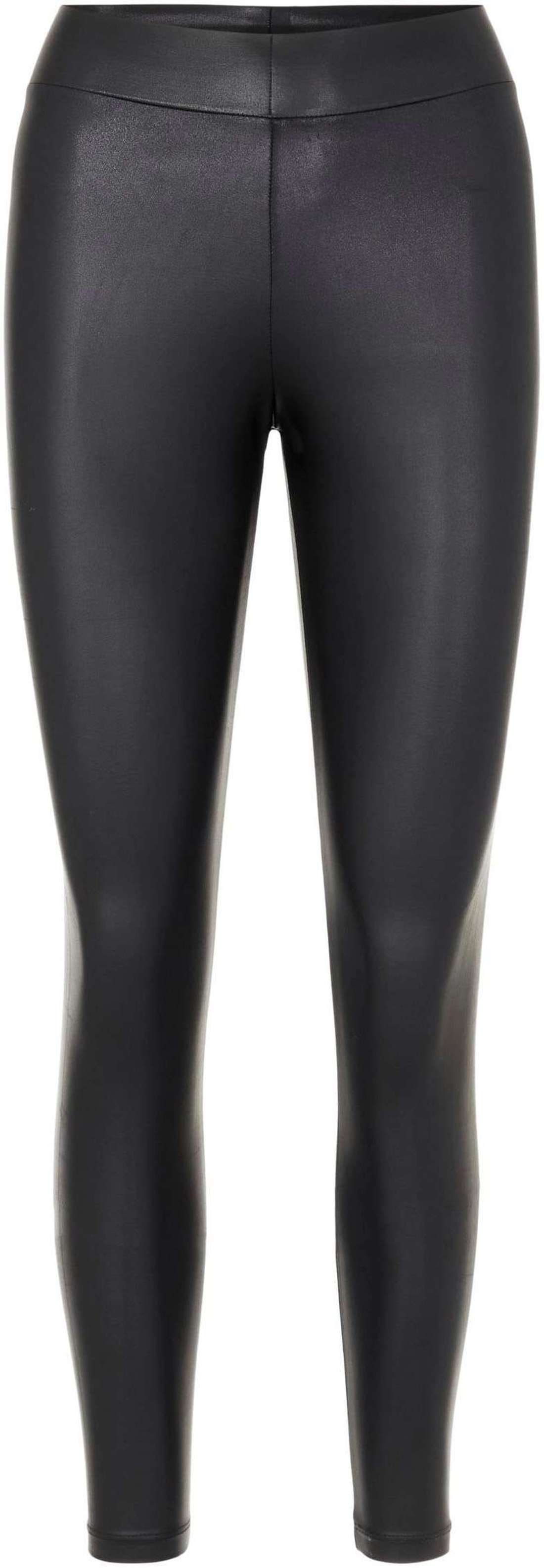 Леггинсы с ПУ покрытием PCNEW SHINY HW LEGGINGS NOOS