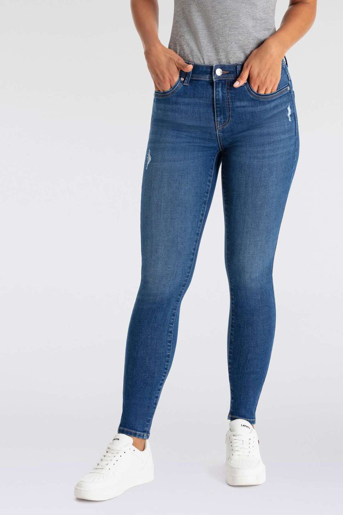 Джинсы скинни ONLWOW MID SKINNY BJ