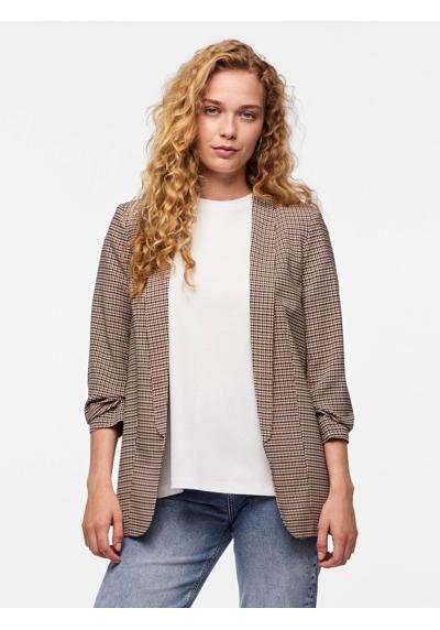 silver mink aop:houndstooth