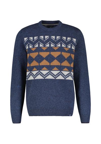 Вязаный свитер»LERROS Strickpullover mit Jacquardmuster«