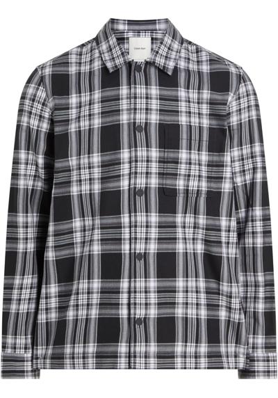 Рубашка в клетку больших размеров BT_TWILL CHECK SNAPS OVERSHIRT