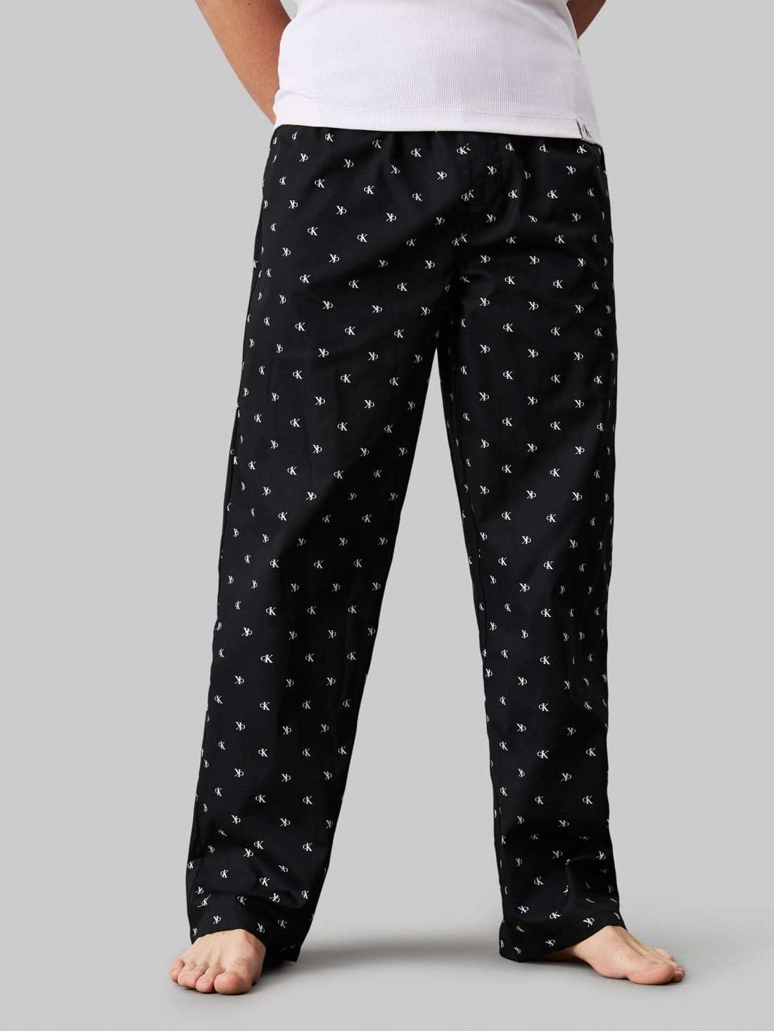 Пижамные брюки с принтом логотипа Calvin Klein SLEEP PANT