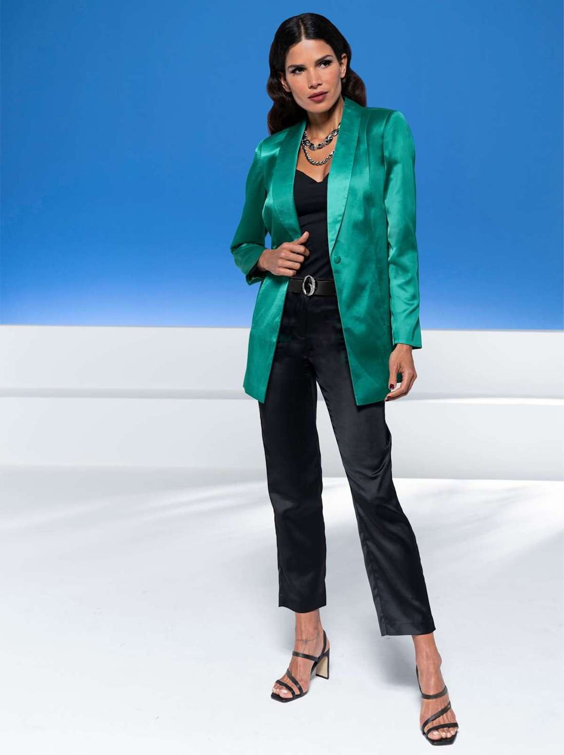 Длинный пиджак Blazer