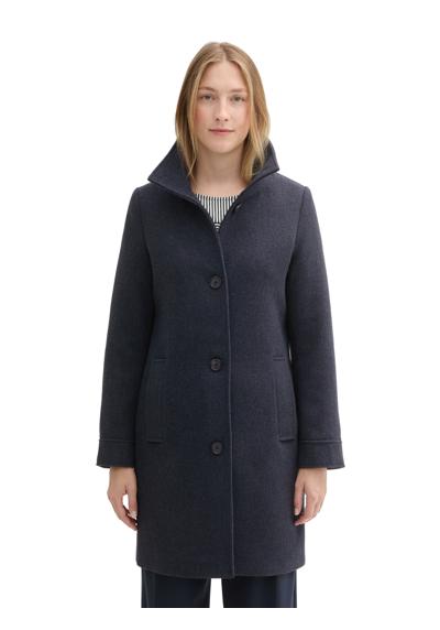 navy melange twill structure