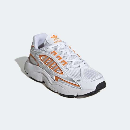 Cloud White / Eqt Orange / Silver Metallic