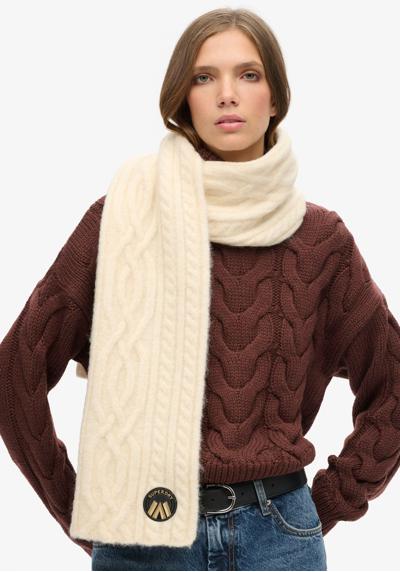 Вязаный шарф CABLE LUXE KNIT SCARF