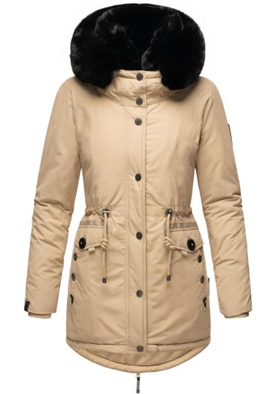 Зимнее пальто, модная зимняя парка с большим двойным капюшоном.