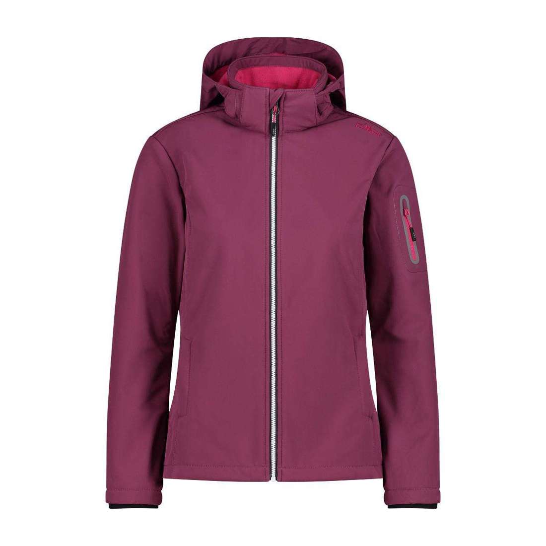 Куртка из софтшелла WOMAN JACKET ZIP HOOD