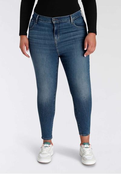 medium indigo worn in
