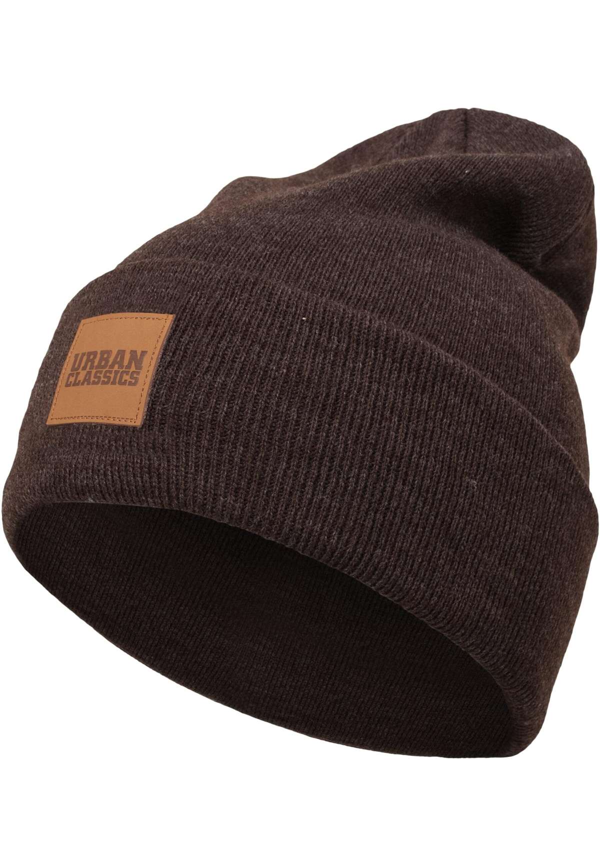 шапочки »Urban Classics Unisex Synthetic Leatherpatch Long Beanie«