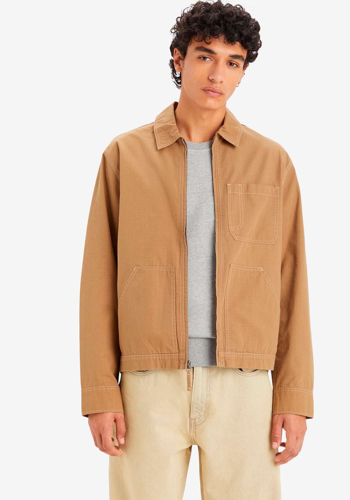 Короткая куртка HUBER UTILITY JACKET TANS