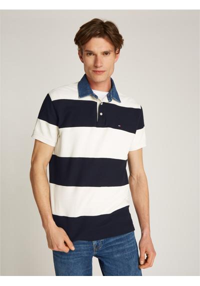 рубашка поло RUGBY STRIPE RELAXED POLO