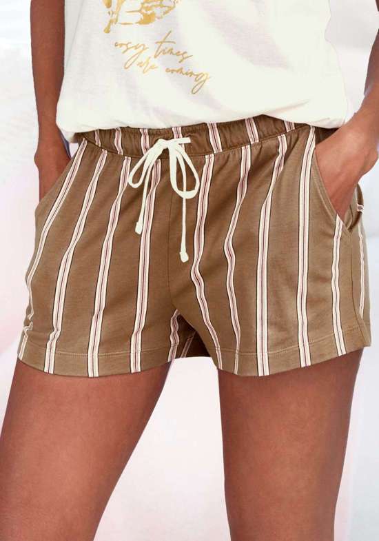 коричневый в полоску