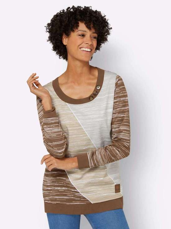 коричневый-экрю-с рисунком