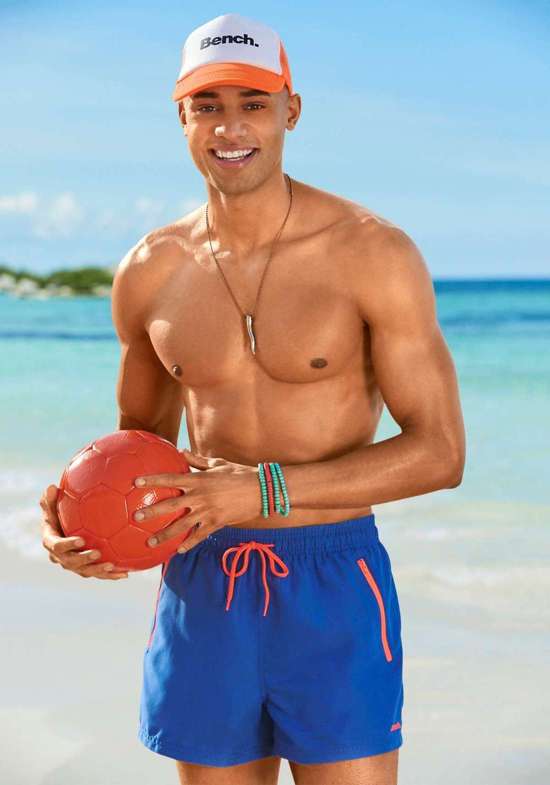 Шорты для плавания с карманами на молнии