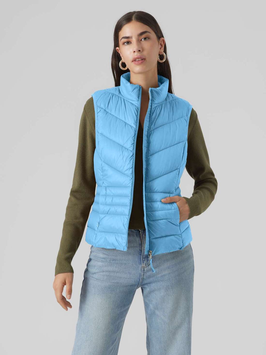Стеганый жилет VMSORAYASIV SHORT WAISTCOAT BOO