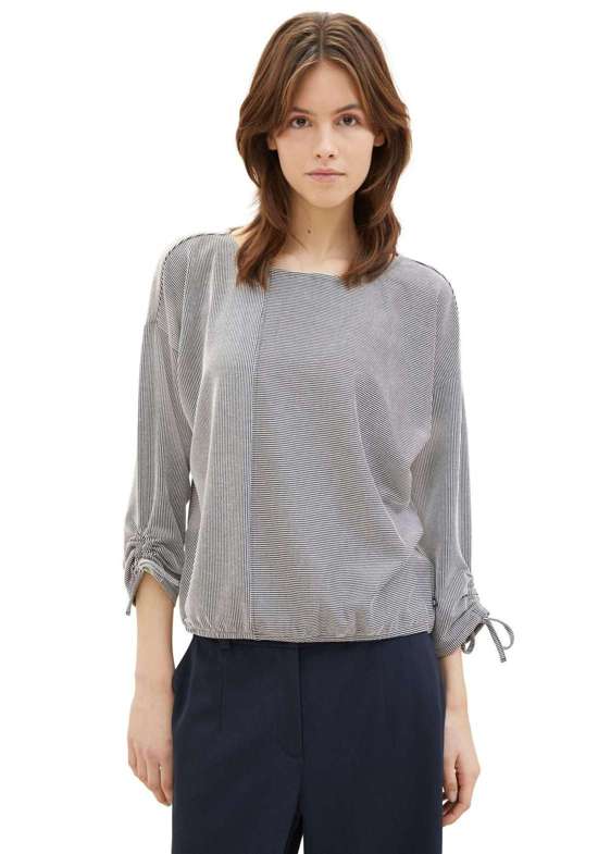 small navy white stripe