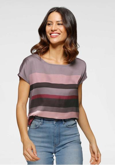 Блузка-рубашка модного полосатого дизайна