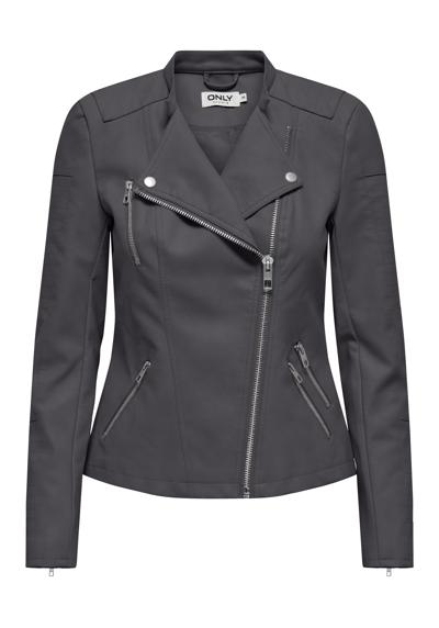 Куртка из искусственной кожи с байкерскими деталями ONLAVA FAUX LEATHER BIKER OTW NOOS