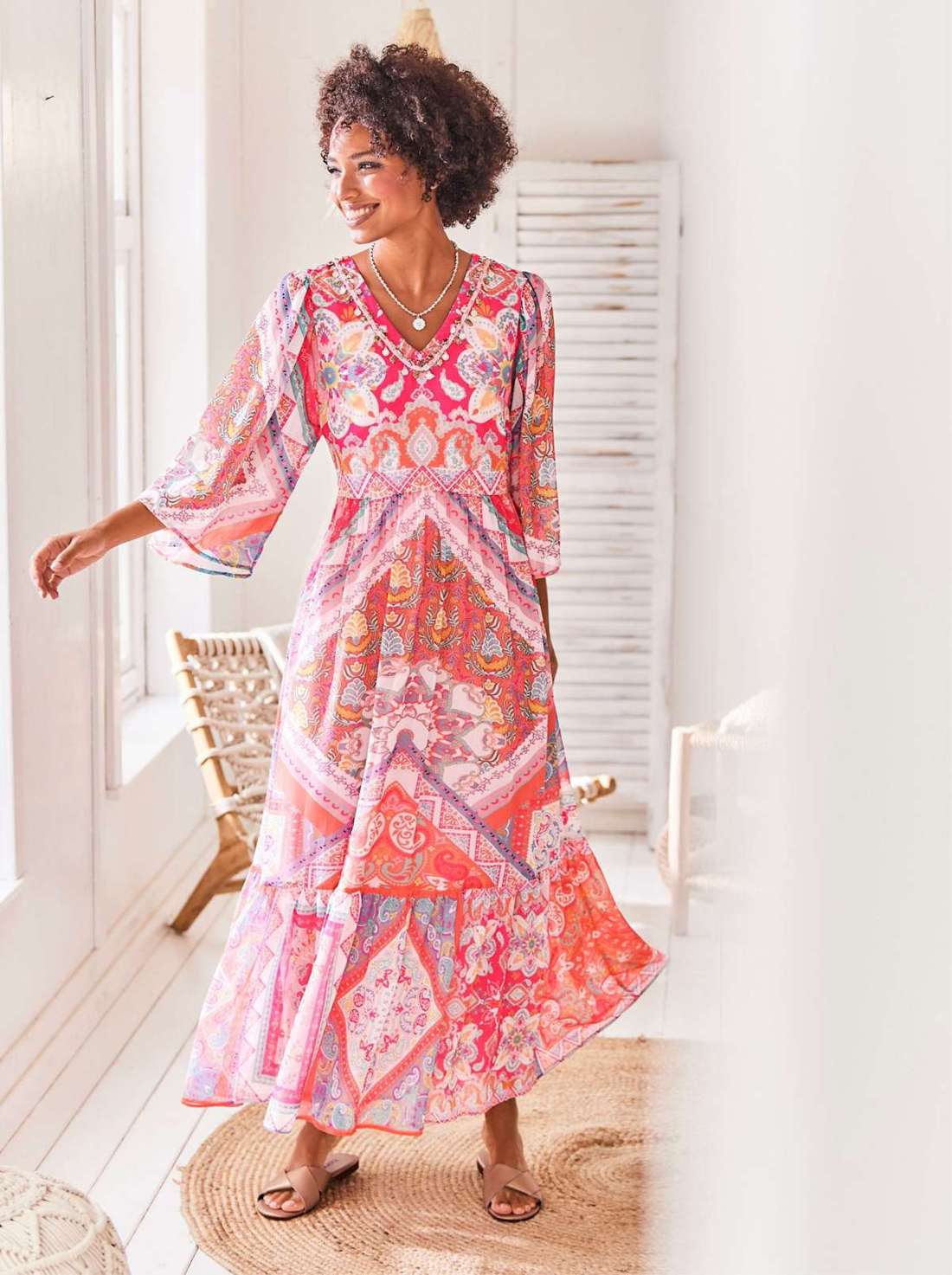 Платье макси Druck-Kleid