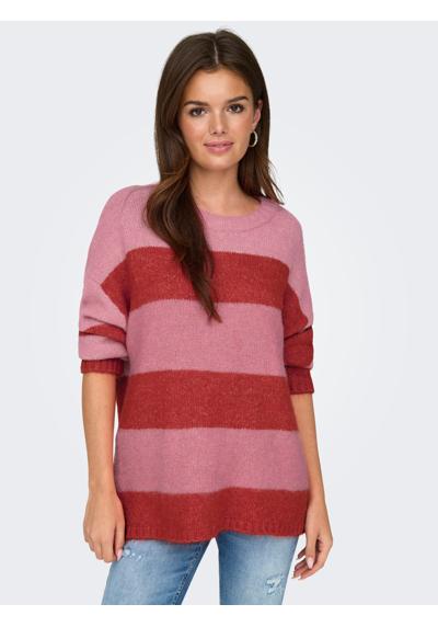 Pink Cosmos Stripes:Valiant Poppy
