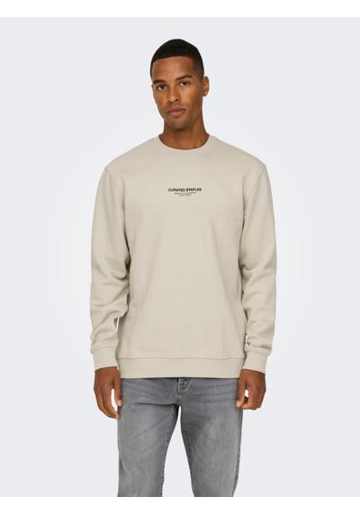 толстовка ONSCURATED REG CREW NECK SWEAT