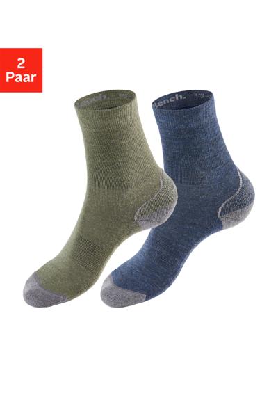 1x navy-schwarz-melange, 1x olive-schwarz-melange