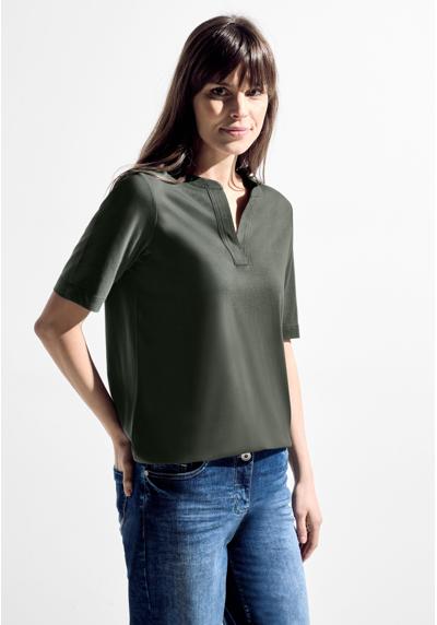 Рубашка-туника с эластичным поясом